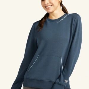 Peloton elevate pocket crewneck sweatshirt XXL blue